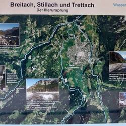 Drei Flüsse werden hier zur Iller...