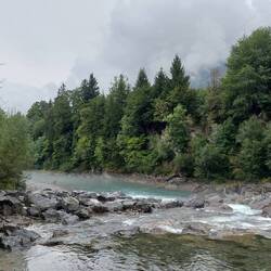 Eine von vielen Stromschnellen der Iller!