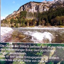 ...und die Stillach kommt vom Haldenwanger Eck!