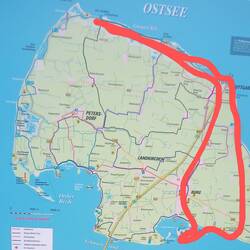 Ungefähre Route vom Tag