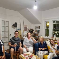 All of the families at Adam and Burta's place