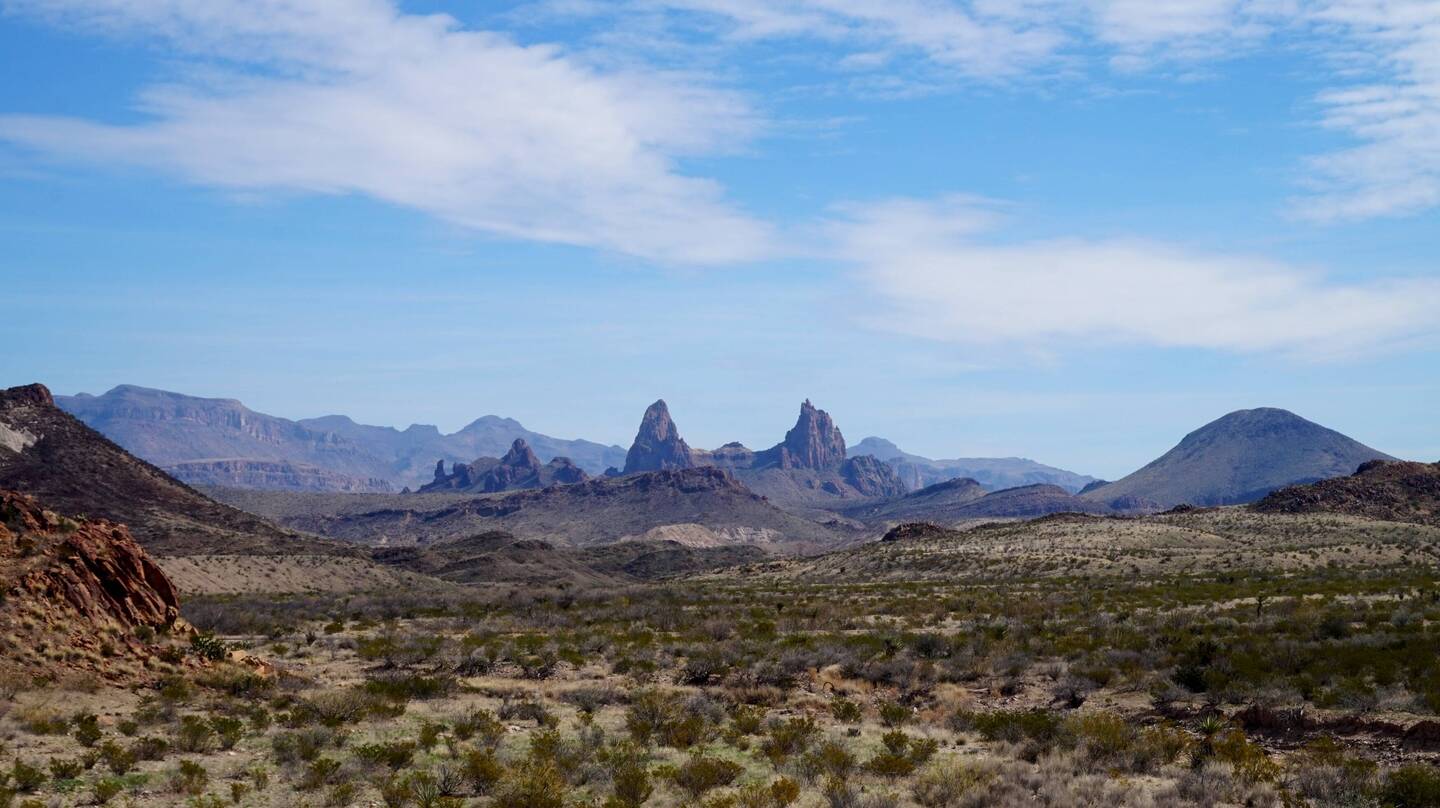 Bei der Ausfahrt aus dem Big Bend Nationalpark