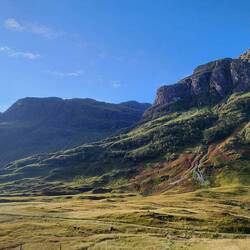 Valley near Three Sisters on A82