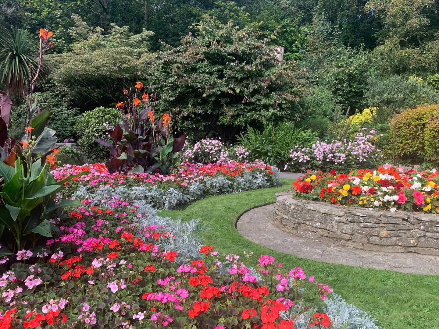 So many of these lovely flower beds