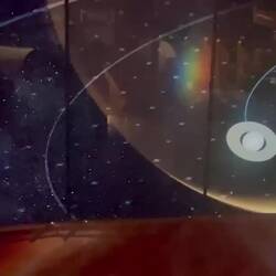 Video representation of planets, etc