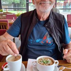 Hier haben wir ein Süppchen gegessen!