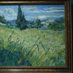 Green Wheat Field by Van Gogh (1890)