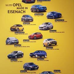 seit 1990 werden in Eisenach OPEL hergestellt
