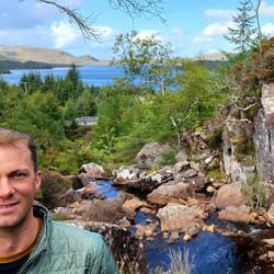 @Victoria falls, Loch Maree in distance