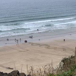 One of the numerous beaches