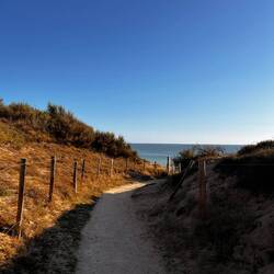 Unser kurzer Weg zum Strand
