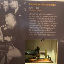 Graham Bell, inventor of the telephone