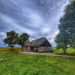 A stone house at Culloden Field