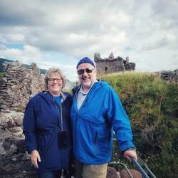 Me and Sharon at Castle Urquhart