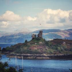 Sassy Mary's castle on the Isle of Skye