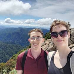 Henry and I at the top