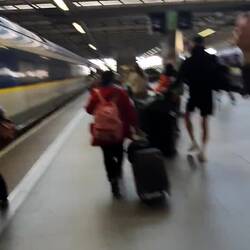Boarde ufe Eurostar