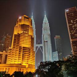 PETRONAS Towers by night