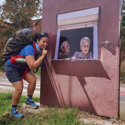 A little afternoon gossip session.