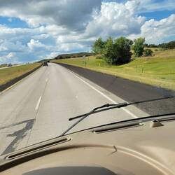 Driving into Spearfish