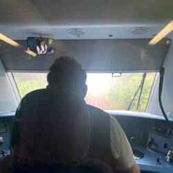 Train driver on line to Split.