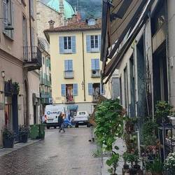 Rain in San Giovanni then sun came put in Bellagio