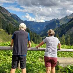 Der Blick zurück von der Speicherhütte!