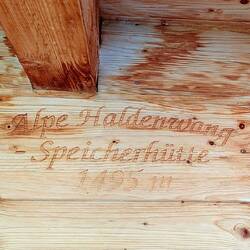 Speicherhütte, auf 1495 m!