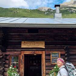 An der schwarzen Hütte, wieder 100 m höher!