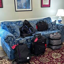 All of our baggage, reasy to go