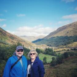 Us at the Glenfinnan Viaduct aka Harry Potter train bridge
