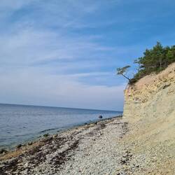 Brutalste Klippen der Insel. 13m hoch!