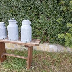 Milchkannenbank - Dorftreffpunkt