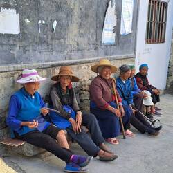 Abends: Korblos glücklich