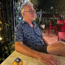 Relaxing at a surprisingly fabulous and quirky pizza cafe