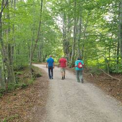 Auf drm weg zu den höchsten Wasserfällen von Plitvicer Nationalpark