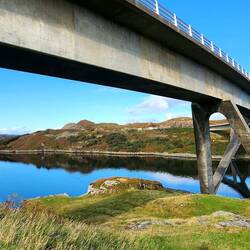 Kylesku Bridge. Impressive curve