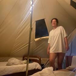 Unser gemütliches Zelt