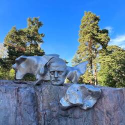 Büste des Komponisten Jean Sibelius