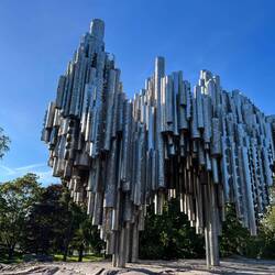 Installation zu Ehren des finnischen Komponisten Jean Sibelius