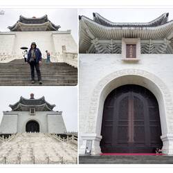 Main entrance of the Chiang Kai-shek Memorial Hall — Taipei, Taiwan.