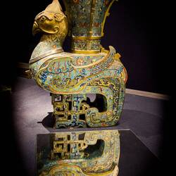 Cloisonne vessel (Qing Dynasty; middle to late 18th century) — National Palace Museum ... Taipei.
