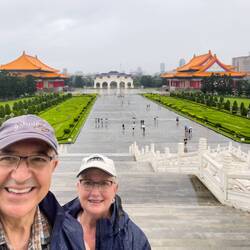 From the main entrance towards the main gate ... Chiang Kai-shek Memorial Hall — Taipei, Taiwan.