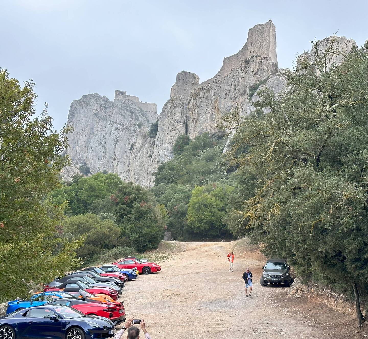 Chateau de Peyrepertus Languedoc-Roussillon French region