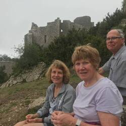 Chateau de Peyrepertuse Languedoc-Roussillon French region