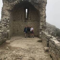 Chateau de Peyrepertuse Languedoc-Roussillon French region