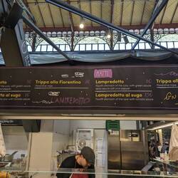 Pizza menu