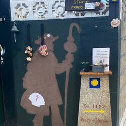 Stamp! Ended up as an advertisement for a bar ☹️