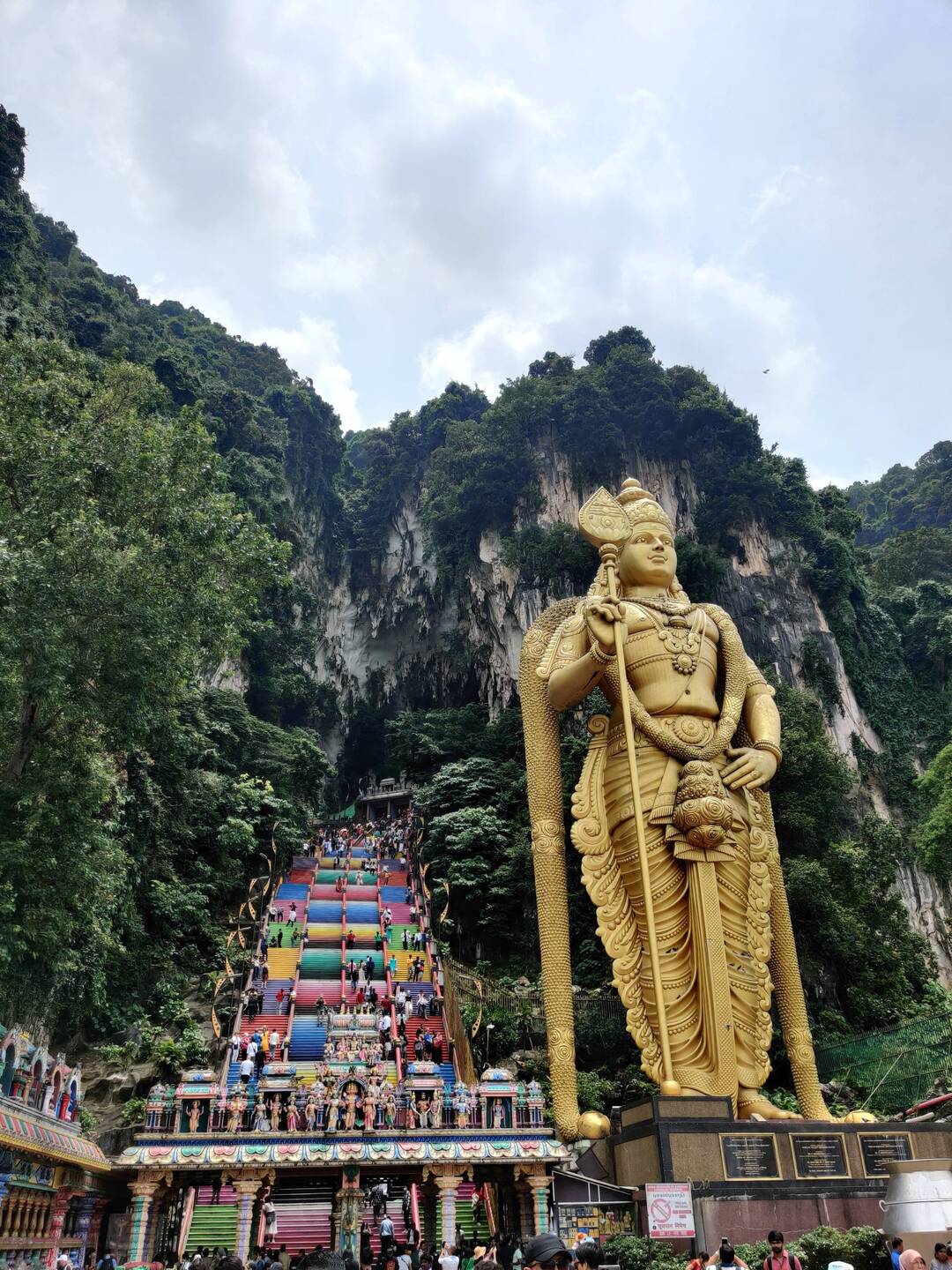 Overcrowded Batu Caves