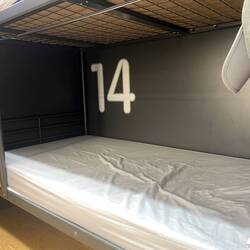 Lucking out with bottom bunks!